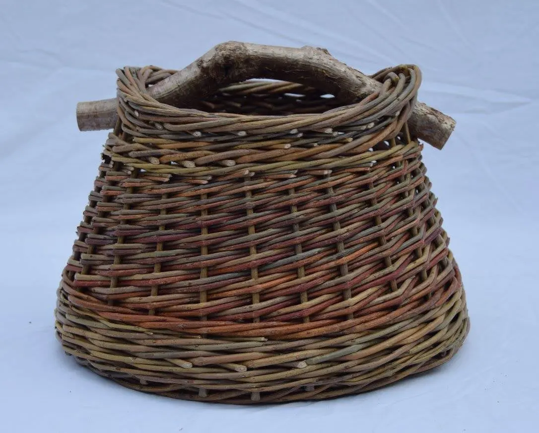Stake and strand basket by Sue Kirk